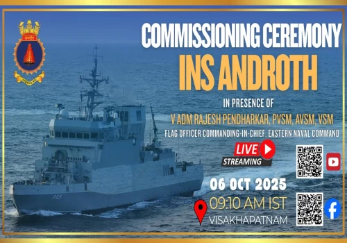 Indian Navy commissions Androth, strengthening indigenous anti-submarine capabilities